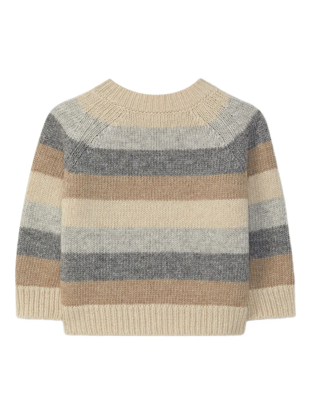 Snug Suéter de tricô com listras | Suéter de tricô e algodão | Image 2