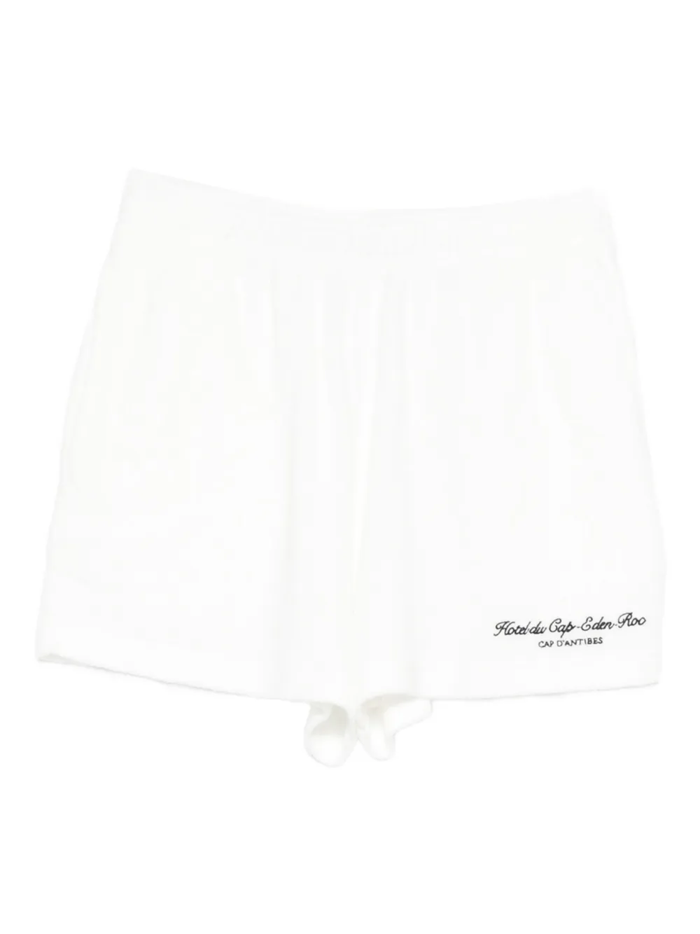 Sporty & Rich x Hotel du Cap Eden Roc Shorts con ricamo - Bianco