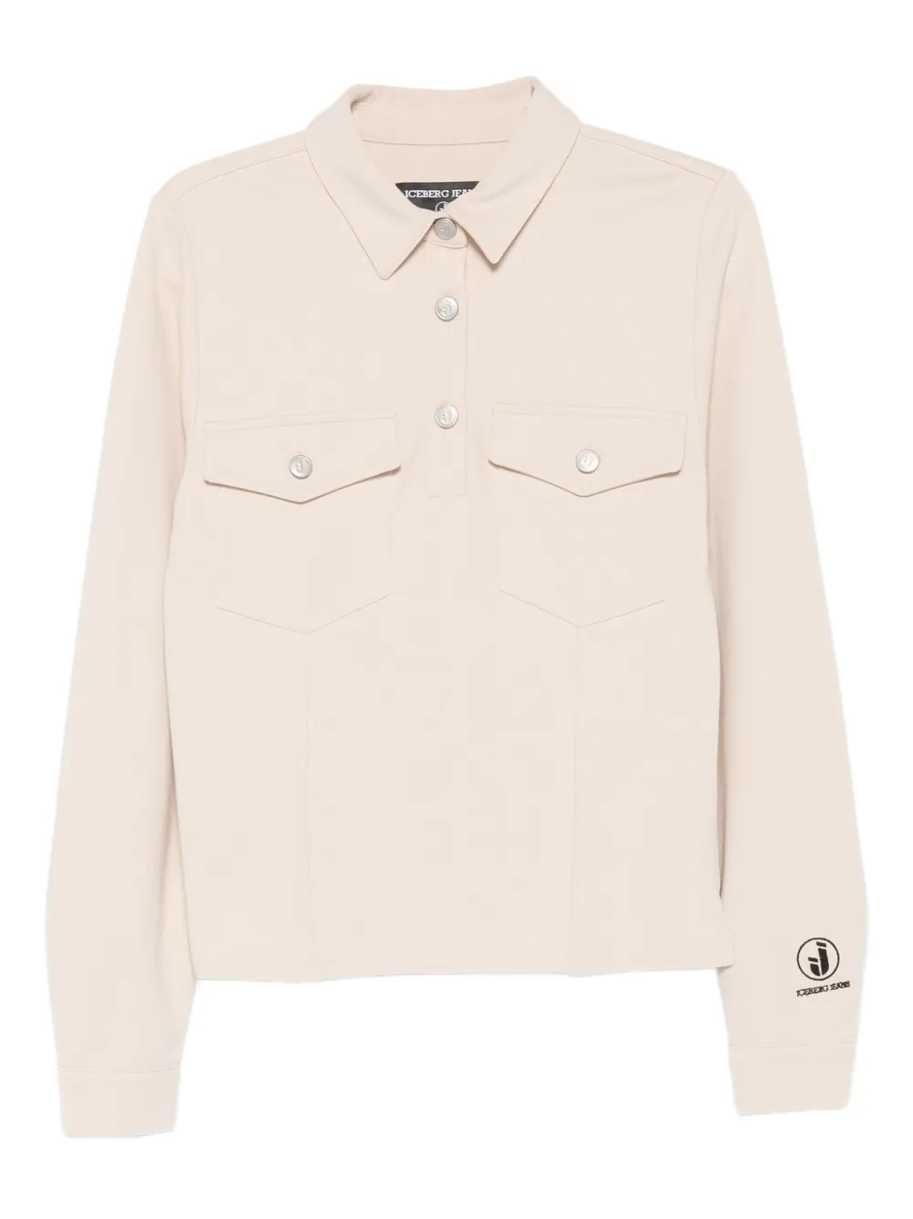 Iceberg flap-pocket polo shirt - Toni neutri