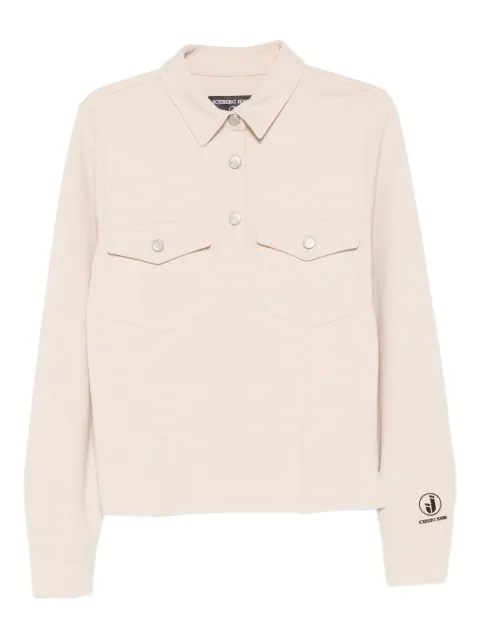 Iceberg playera tipo polo con bolsillos y solapa