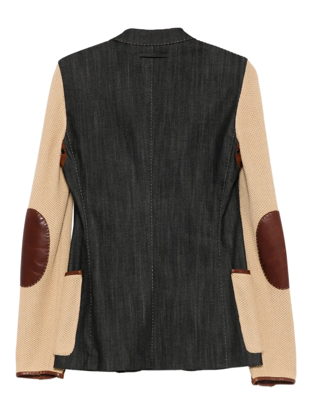 Jean Paul Gaultier Pre-Owned 2000s contrast-panels blazer | Men | Image 2