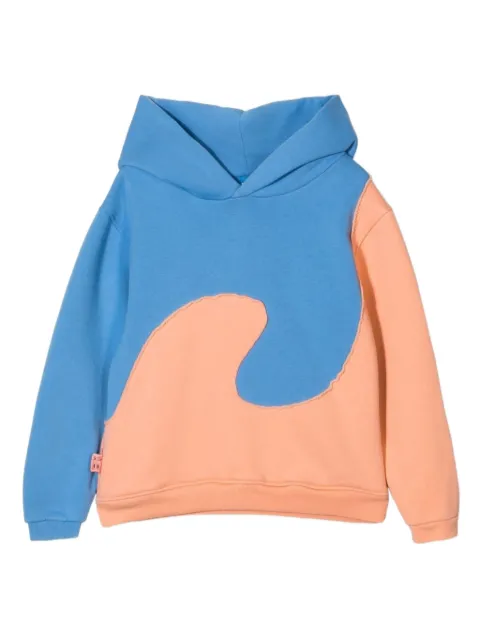ERL KIDS colour-block hoodie