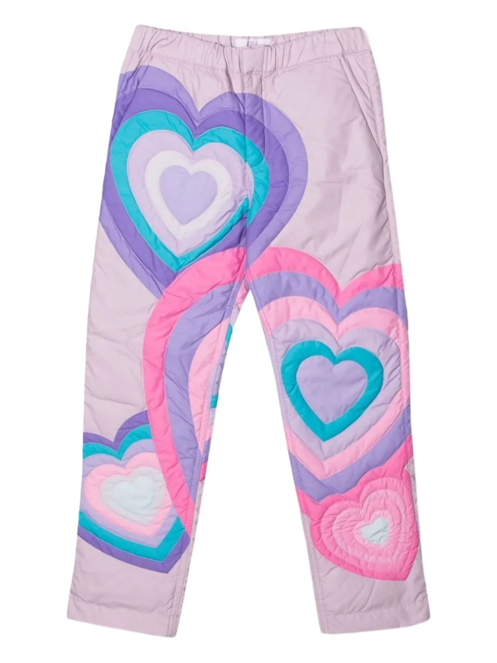 ERL KIDS heart-panelled trousers - Viola