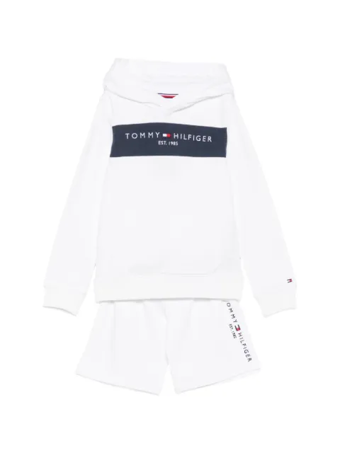 Tommy Hilfiger Junior logo-embroidery hoodie
