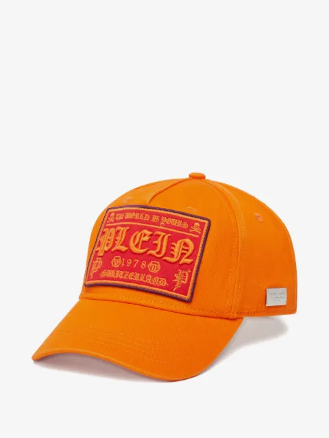 Philipp Plein embroidered logo-patch baseball cap