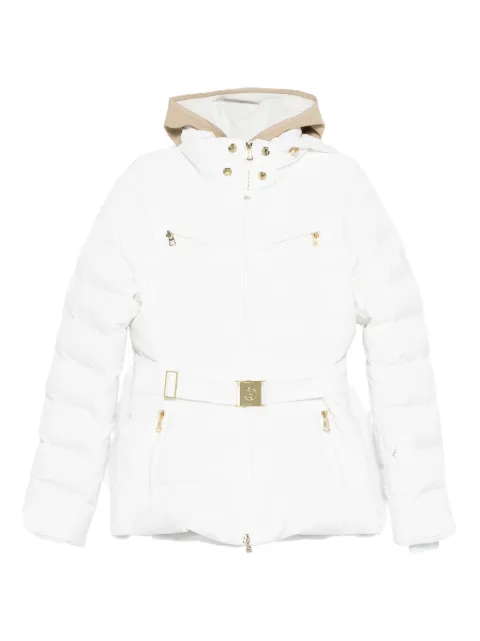 BOGNER Ellya belted hooded ski jacket