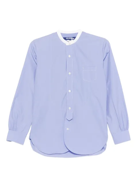 Junya Watanabe MAN 2015 collarless shirt