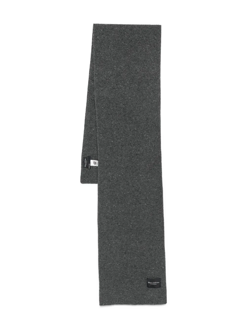 Marc O'Polo logo-patch scarf | gris | Image 1