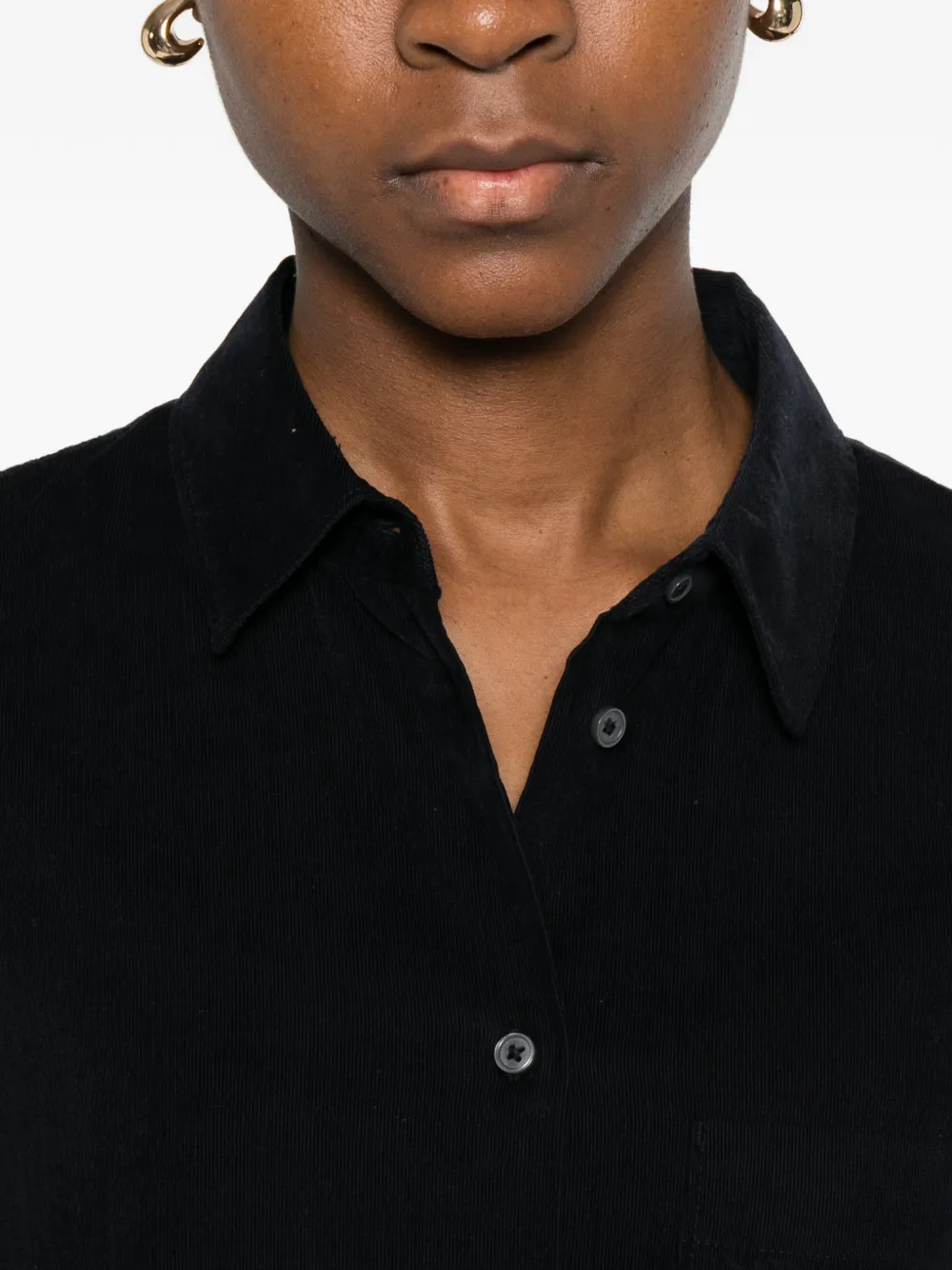 Marc O'Polo Button-up midi-jurk Blauw
