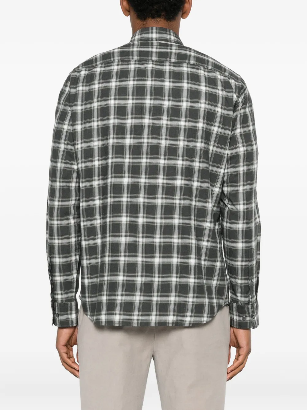 Marc O'polo Checked Long Sleeve Shirt In Green