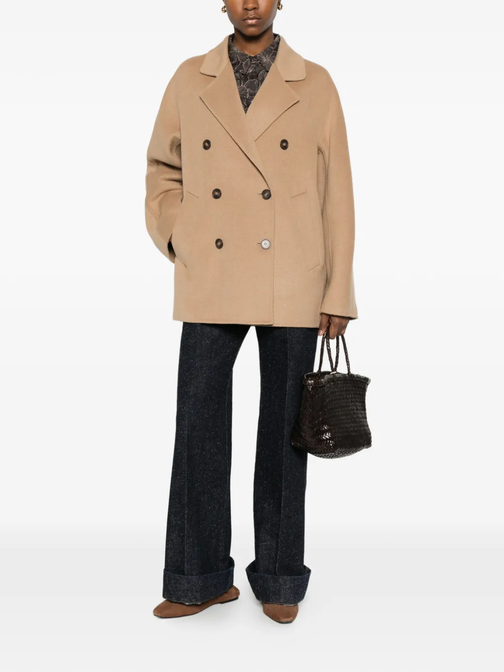 Marc O'Polo double-breasted coat | Double Breasted & Peacoats | Image 2