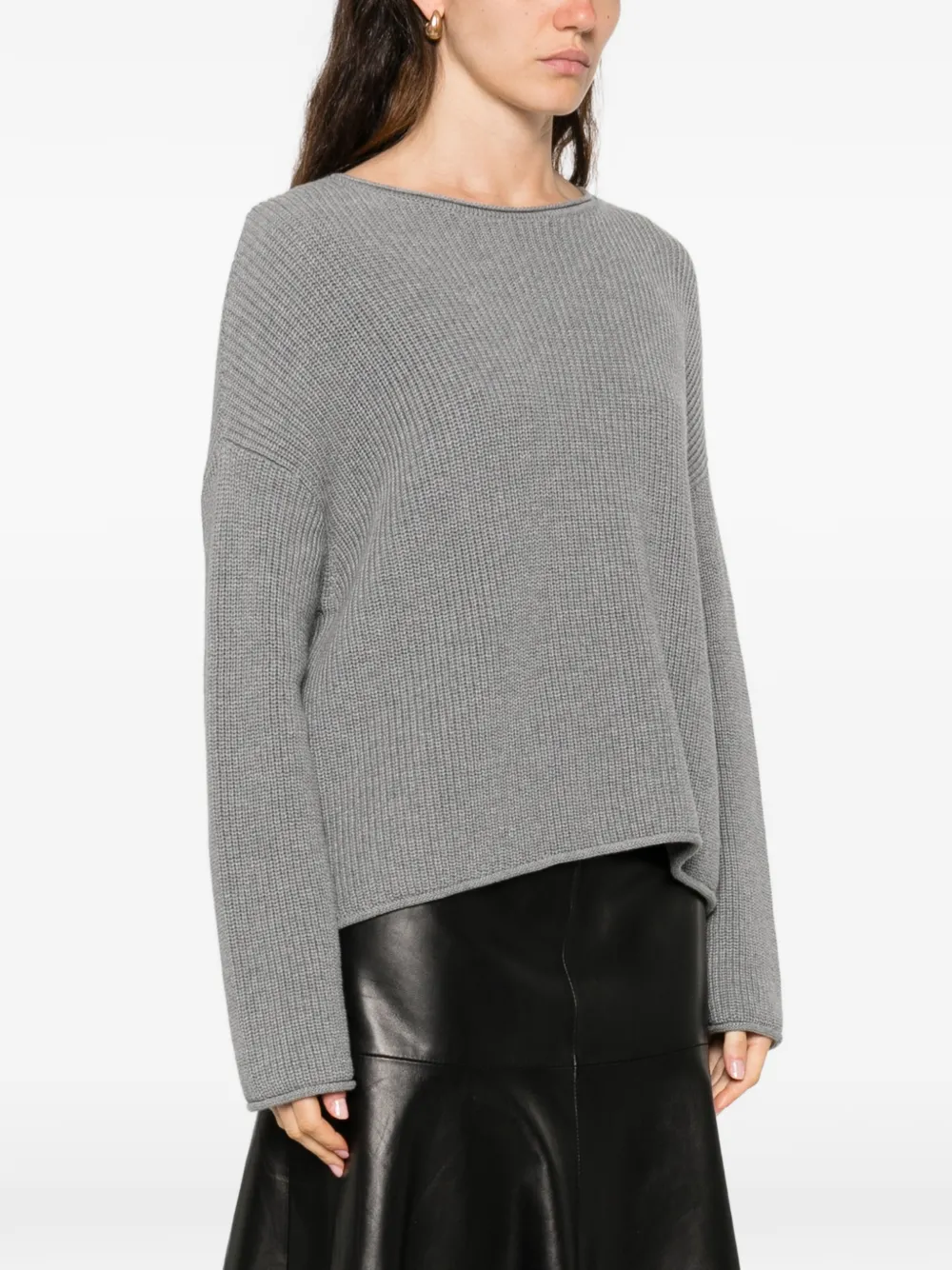  Marc O'polo Ribbed Pullover - Grey 
