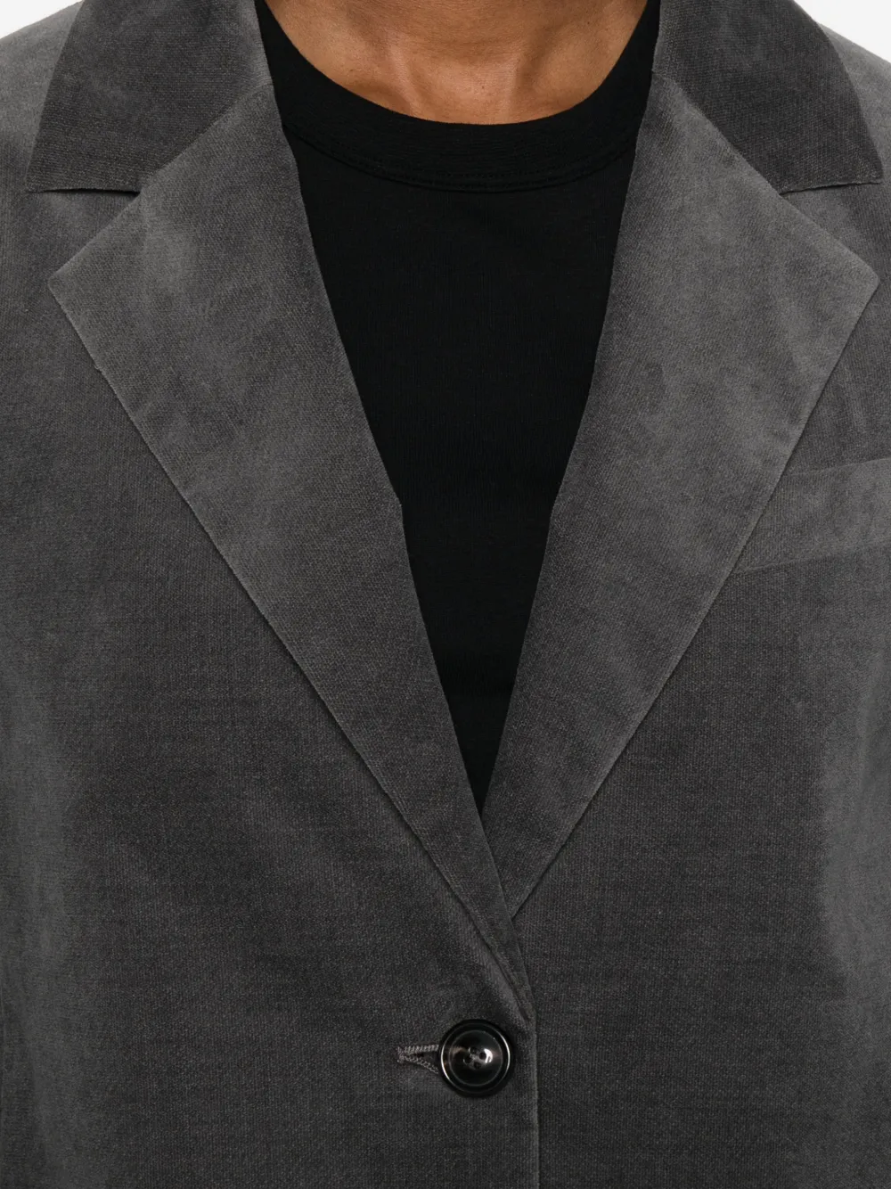Marc O'Polo Blazer met zak en knoop Grijs