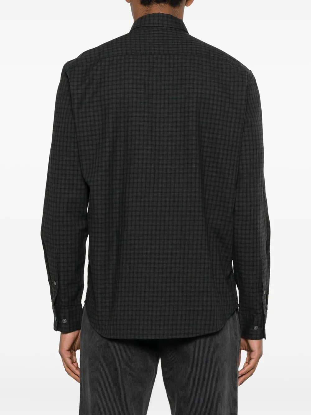 Marc O'polo Checked Long Sleeve Shirt In Black