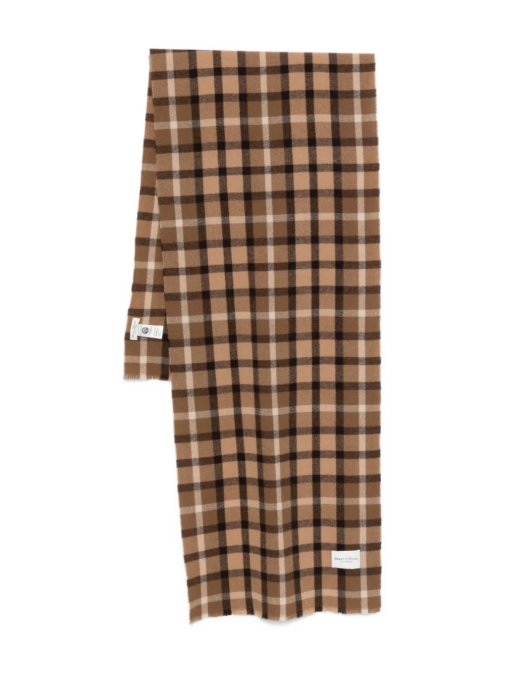 Marc O'Polo checked scarf | Neutrals | Image 1