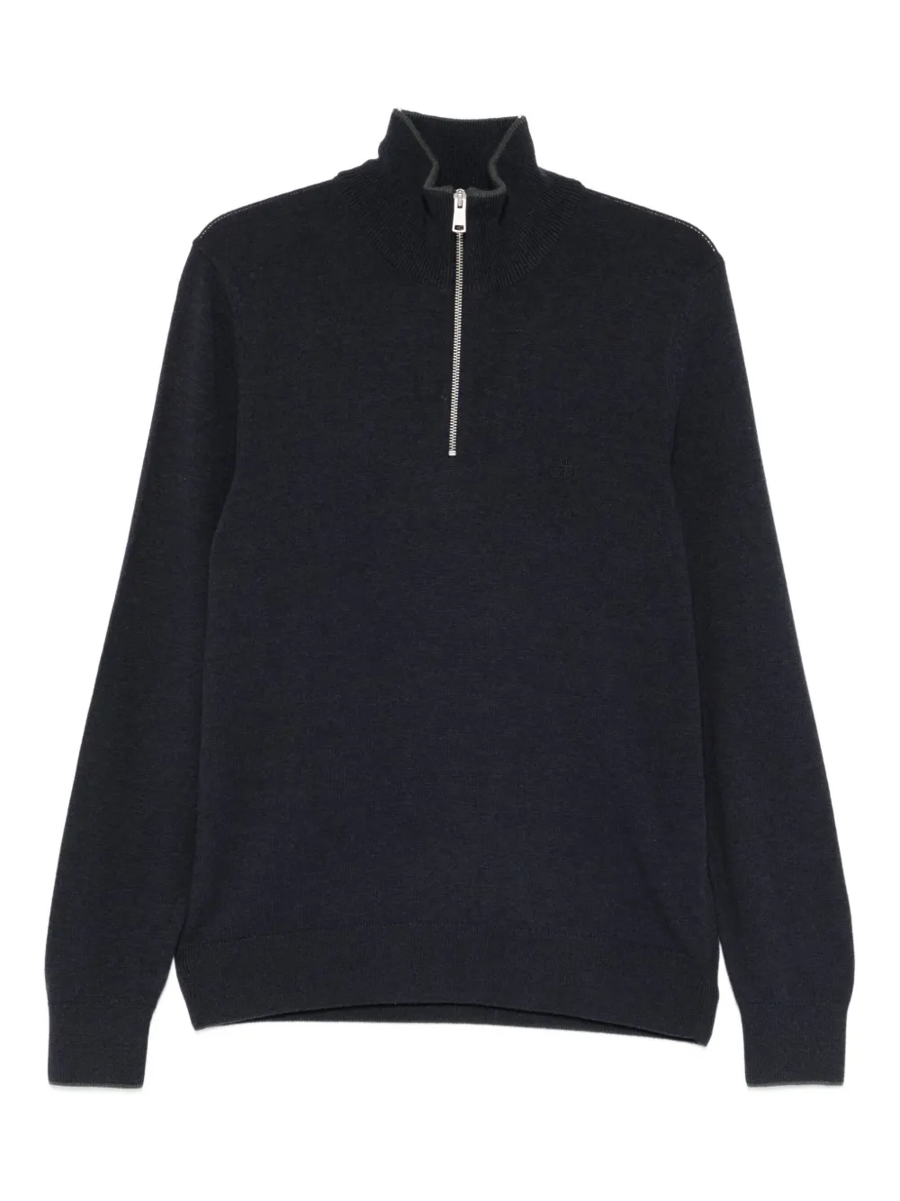 Marc O'polo Zip Neck Sweater In Multi