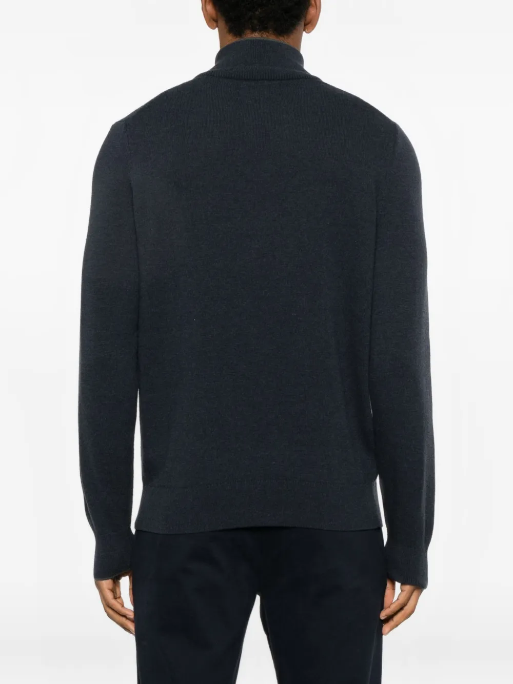 Marc O'polo Zip Neck Sweater In Multi