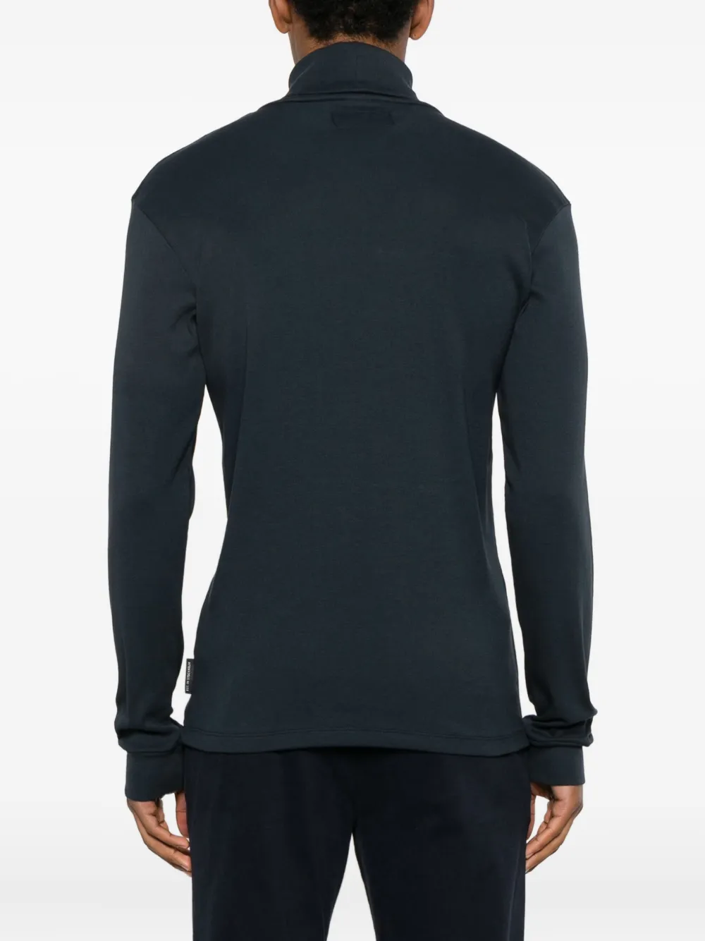 Marc O'polo Roll-neck Long-sleeve Top In Blue