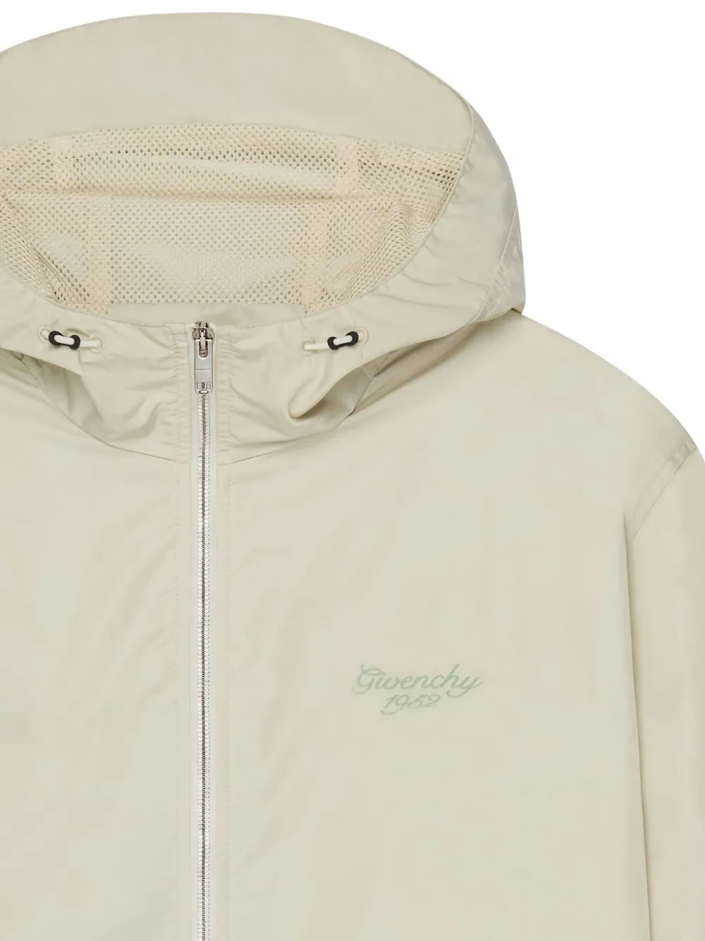 Givenchy Windjack met capuchon en rits Beige