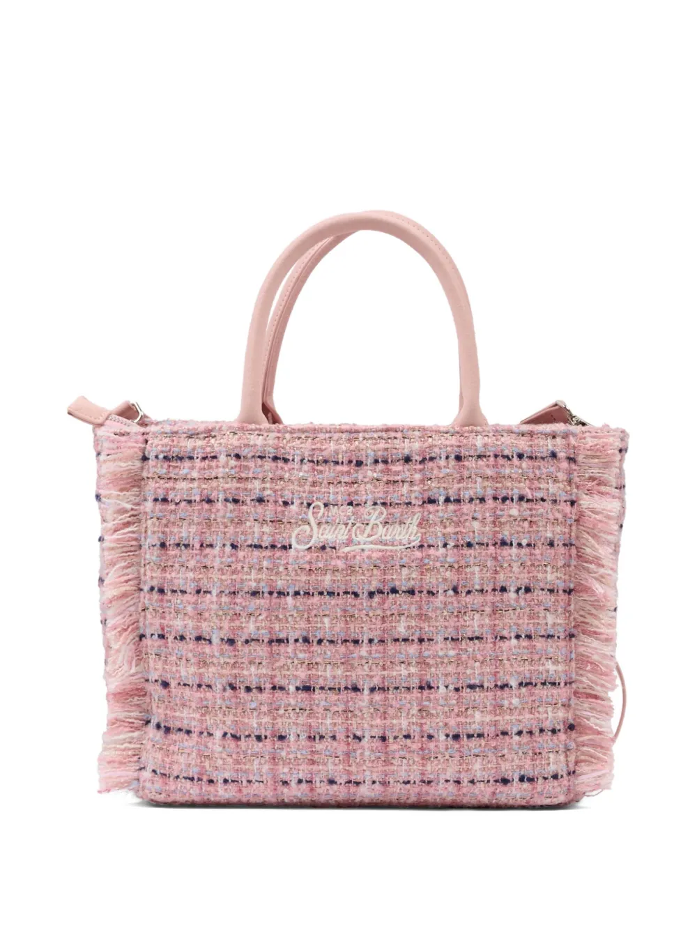 MC2 Saint Barth Colette tweed shopper - Roze