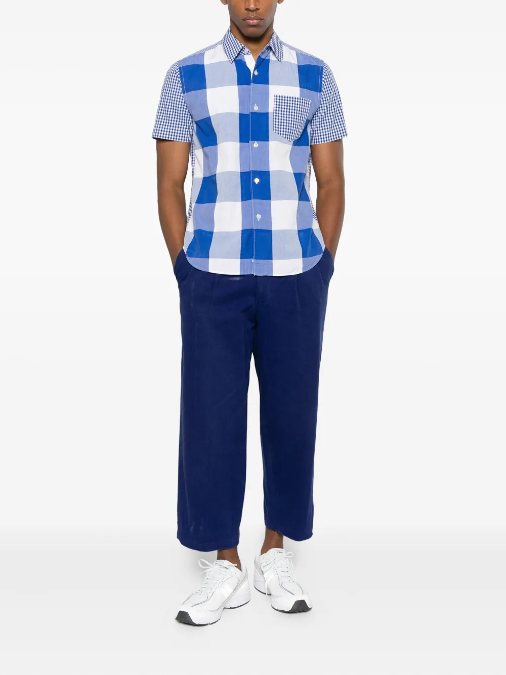 Ganryu Comme Des Garcons 2019 check-pattern short-sleeve shirt | Image 2