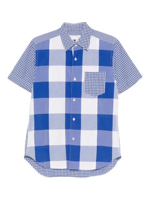Ganryu Comme Des Garcons 2019 check-pattern short-sleeve shirt