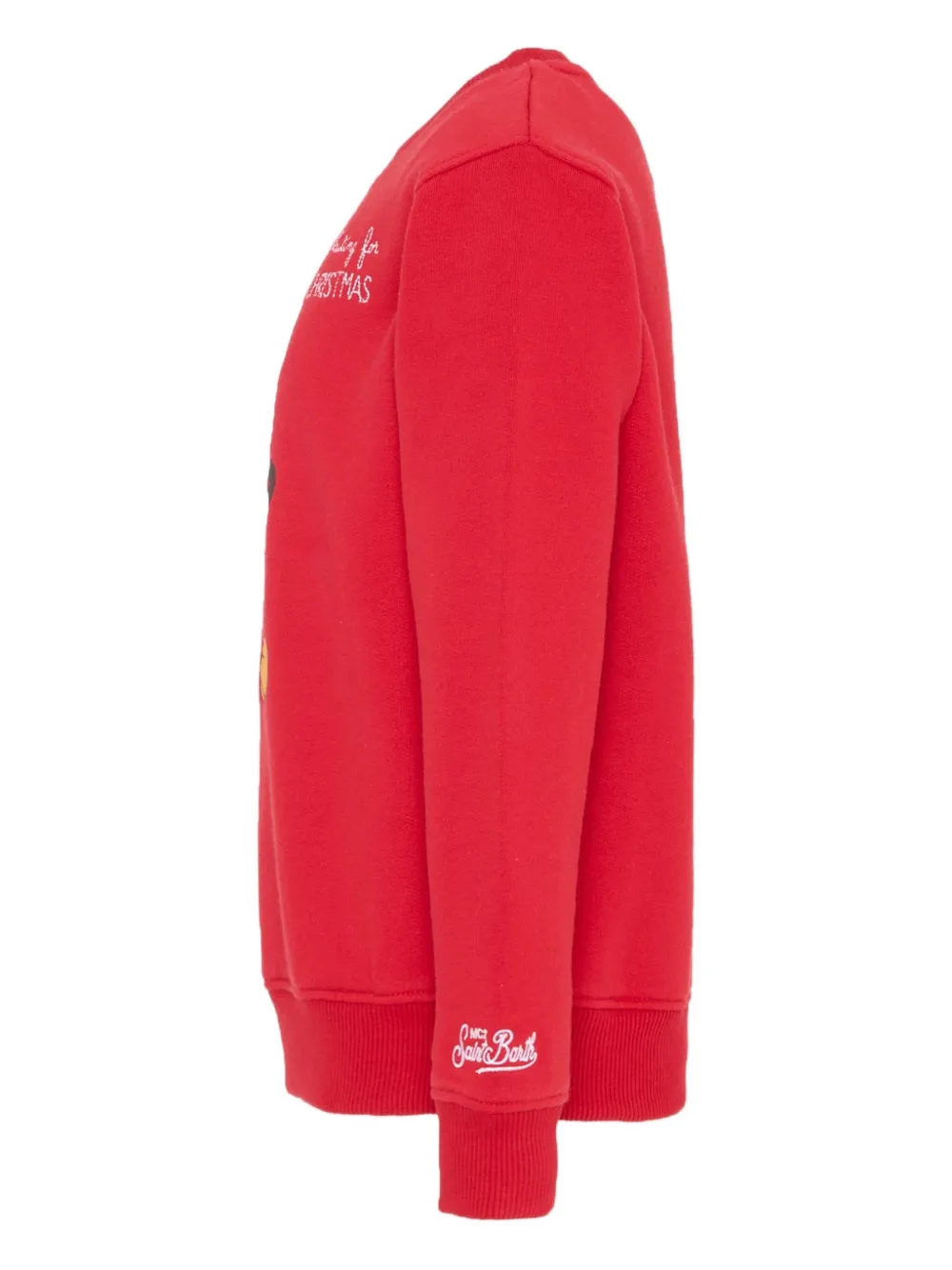 Mc2 Saint Barth X Disney Mickey Mouse-print Sweatshirt In Red