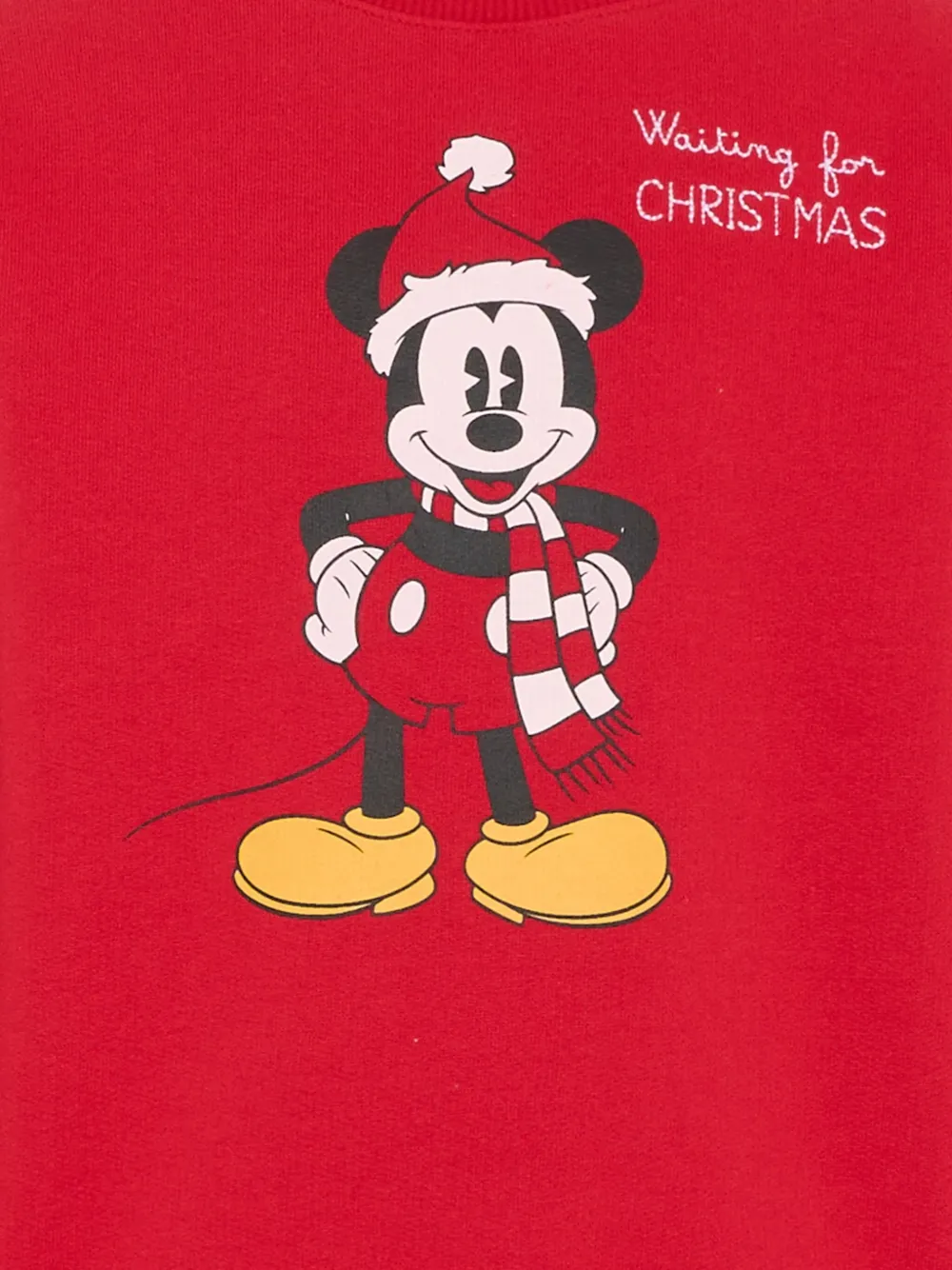 Mc2 Saint Barth X Disney Mickey Mouse-print Sweatshirt In Red