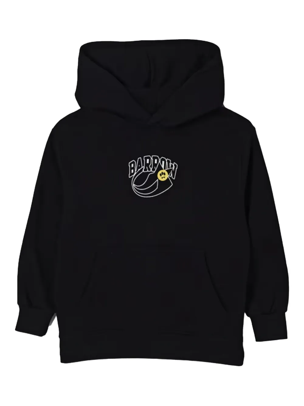 Barrow kids logo-graphic hoodie - Nero