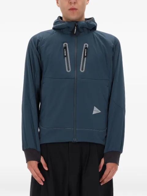 and Wander zip-pockets hooded jacket