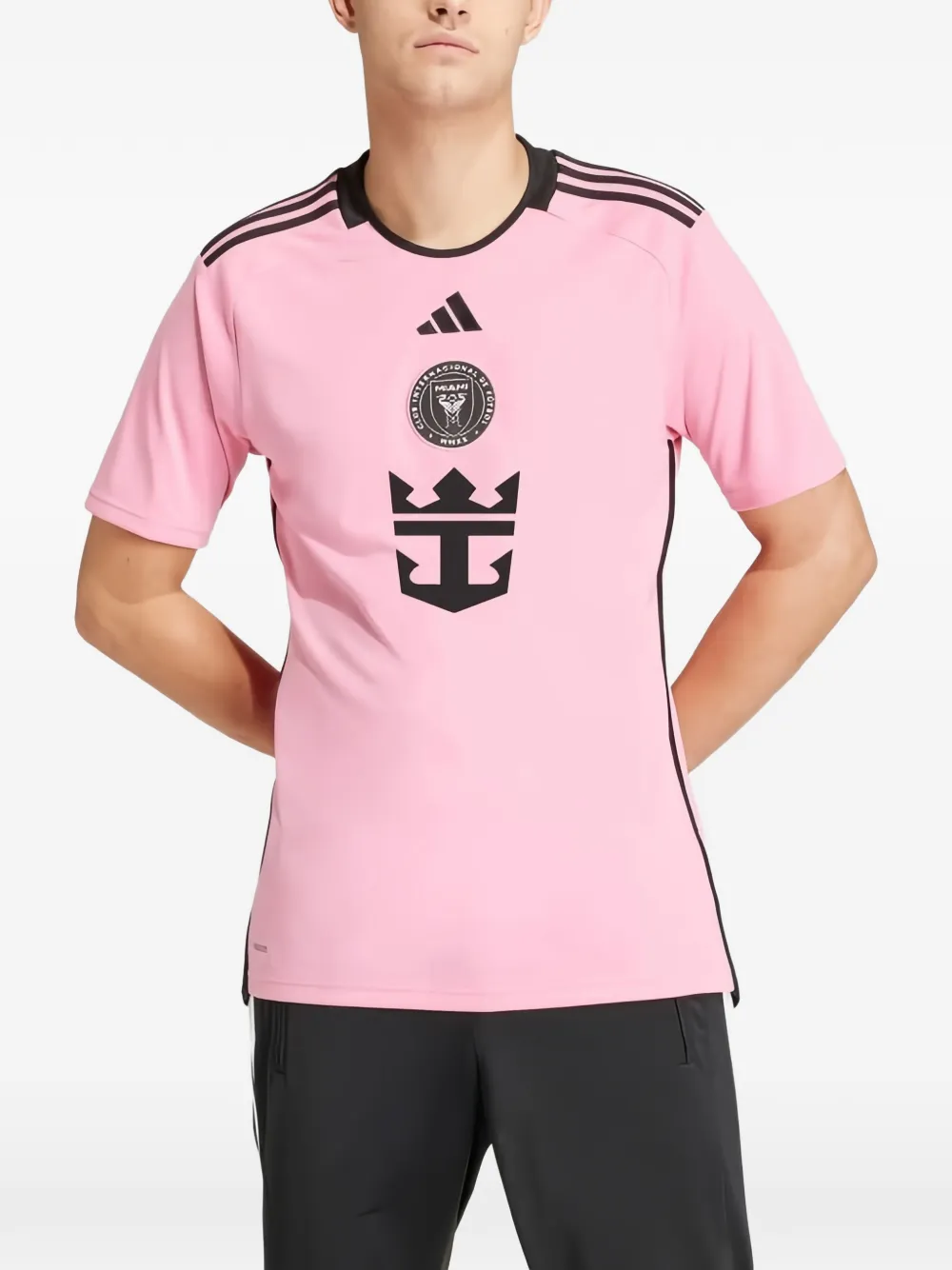 adidas Inter Miami CF T-shirt met logoprint Roze