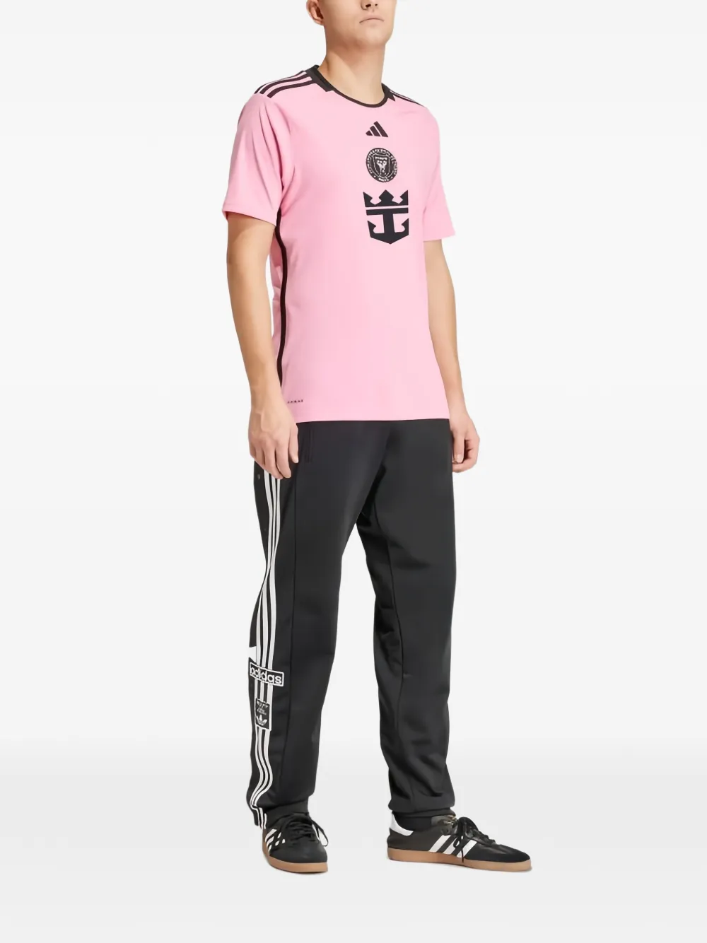 adidas Inter Miami CF T-shirt met logoprint Roze