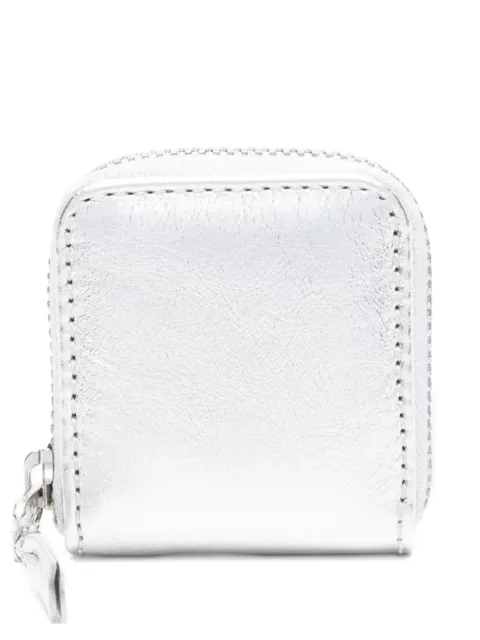 Comme Des Garçons Play metallic zip-around coin purse