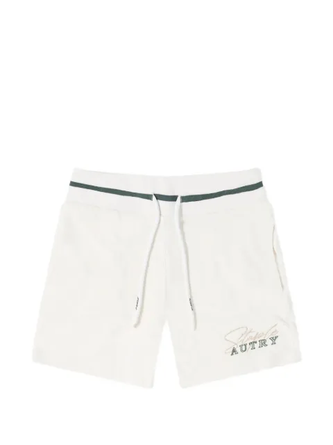 Autry logo-embroidered track shorts