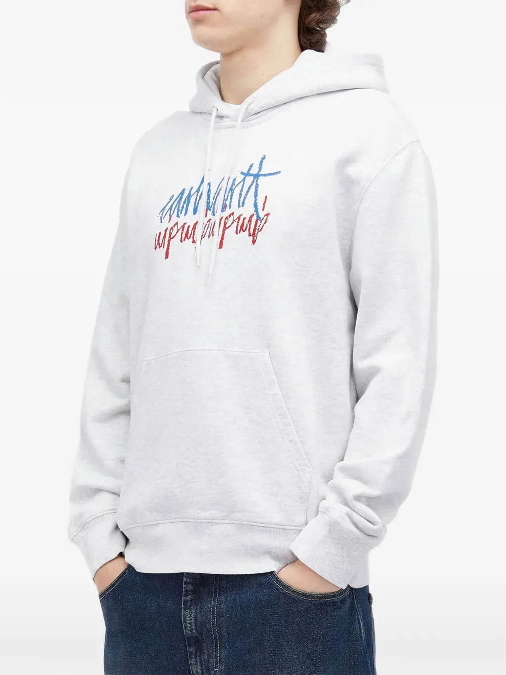 Carhartt WIP Hoodie met print Grijs