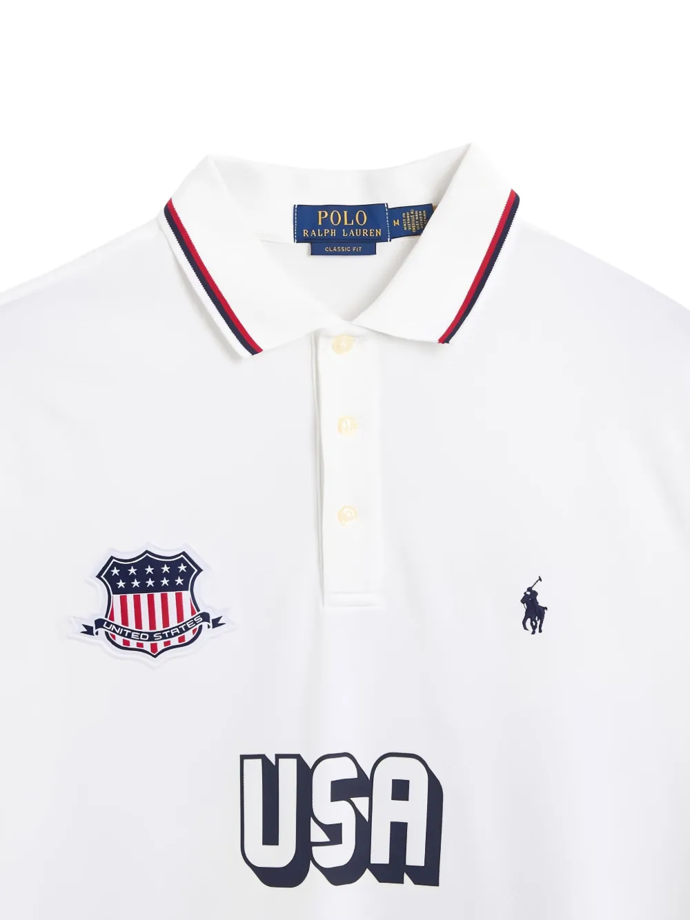 Polo Ralph Lauren USA 24 poloshirt Wit