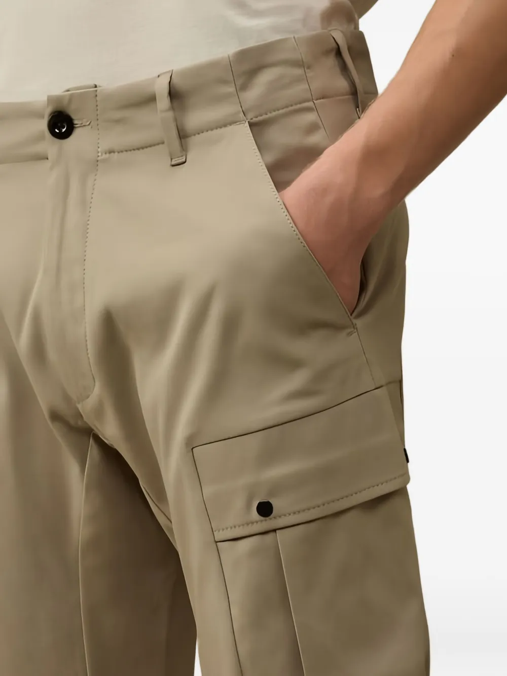 C.p. Company Cargo-pocket Trousers In Neutral