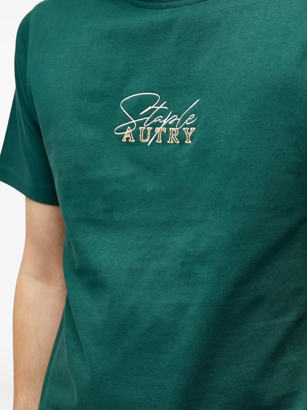 Autry T-shirt met borduurwerk Groen