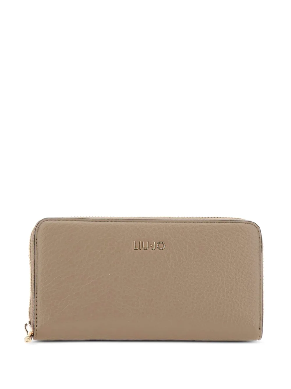 LIU JO grained-logo wallet | Neutrals | Image 1