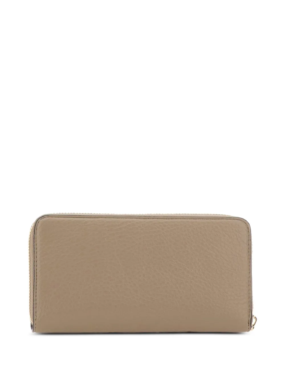 LIU JO grained-logo wallet - Beige