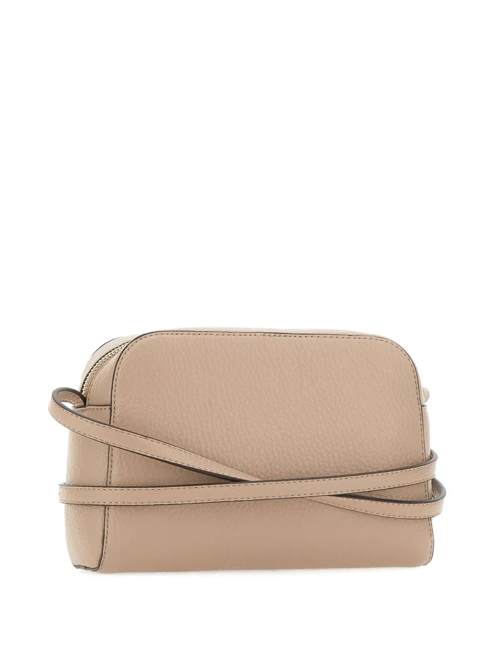 Liu •jo Hammered-effect Shoulder Bag In Neutral