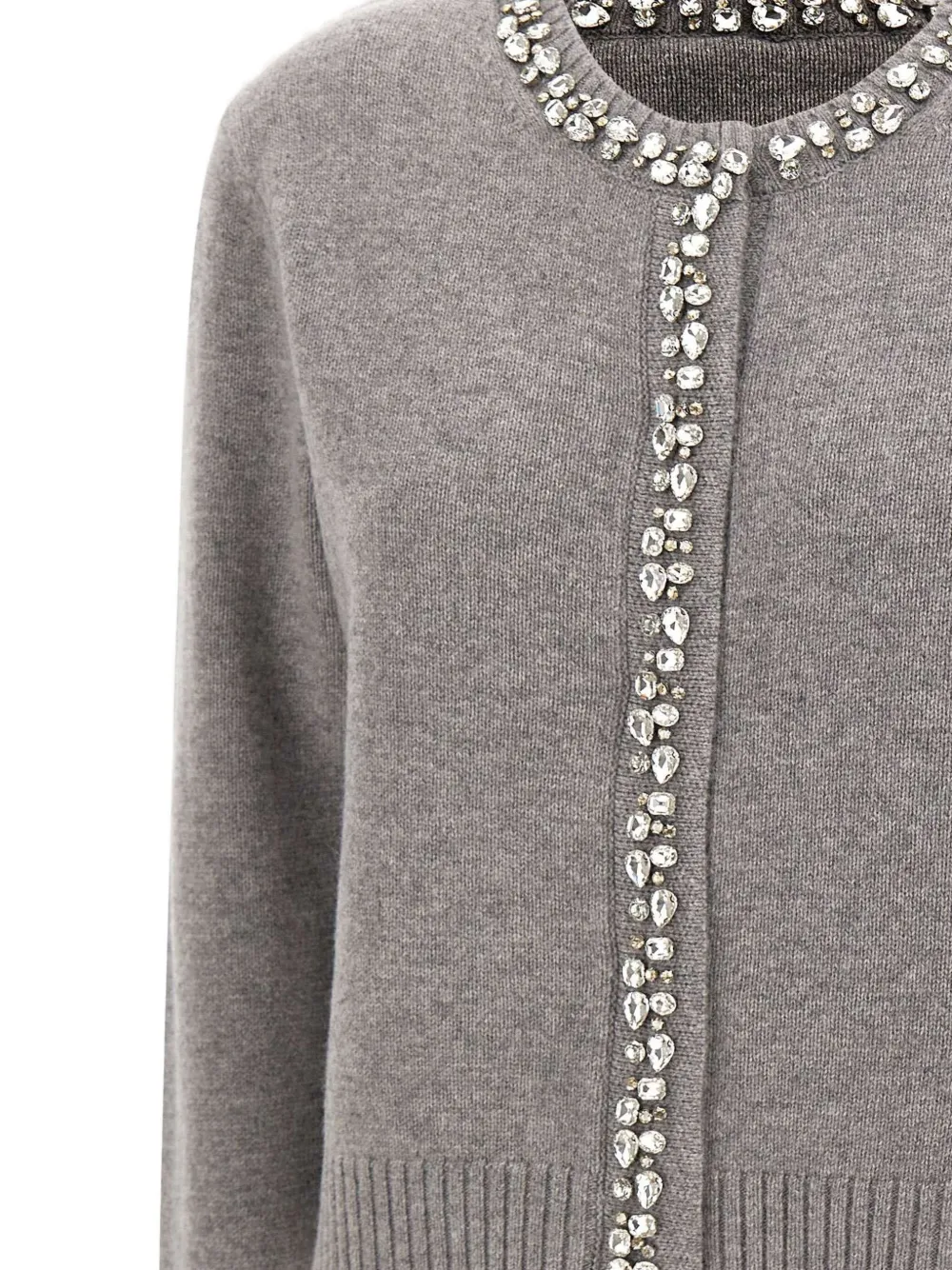 Kaos Virgin-wool Cardigan In Gray