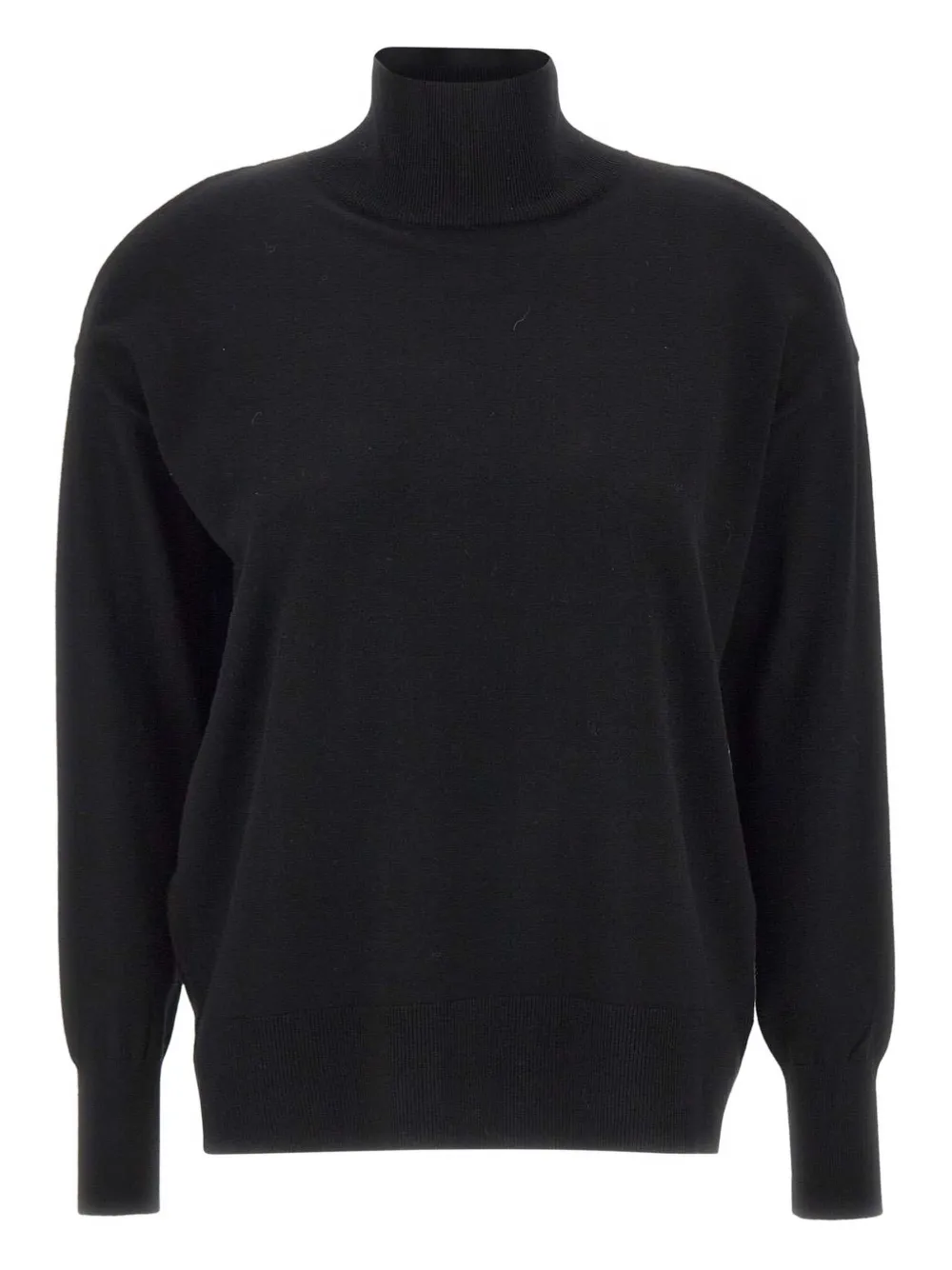 Kaos Cut-out High-neck Jumper In Black
