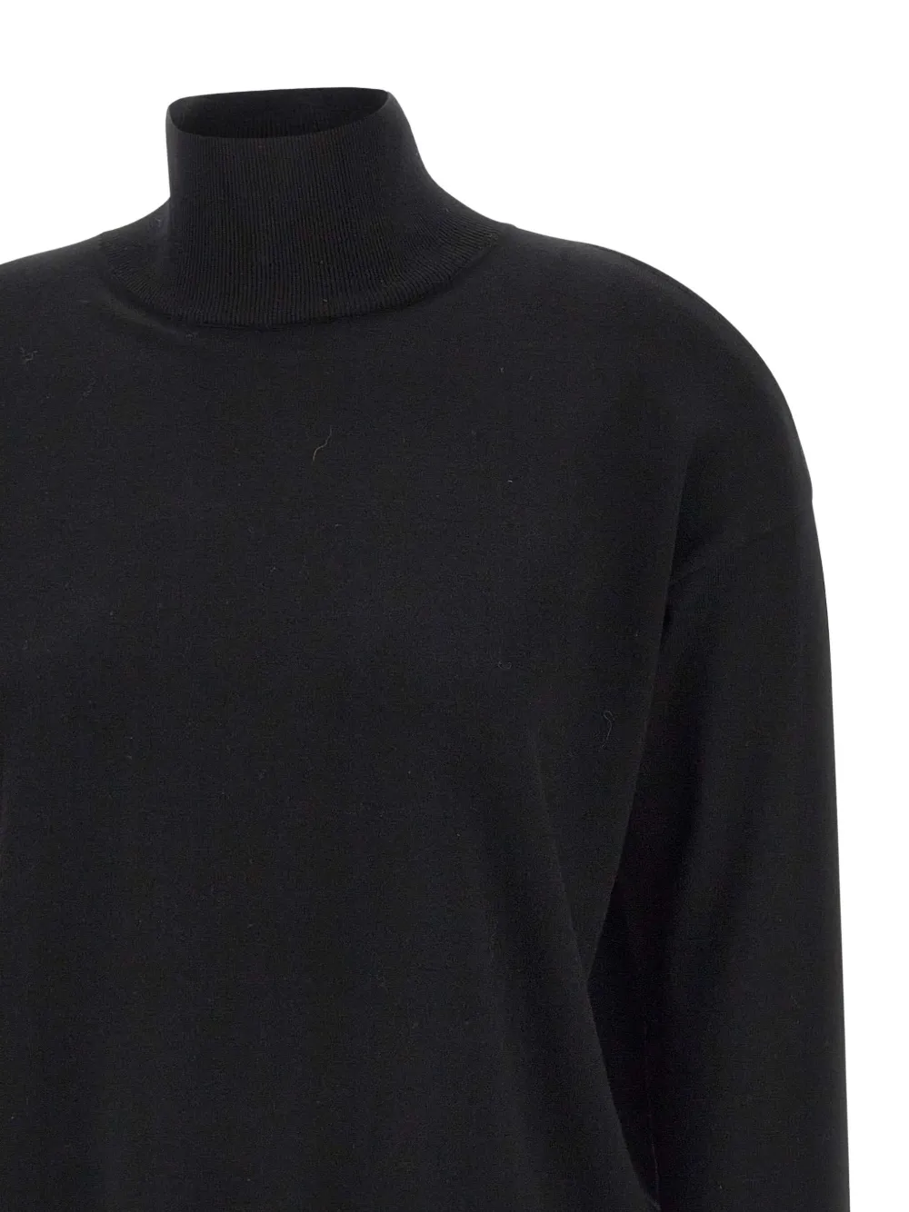 Kaos Cut-out High-neck Jumper In Black