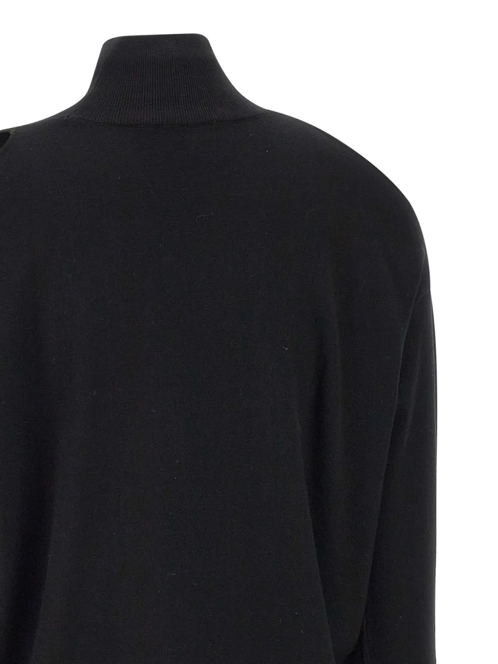 Kaos Cut-out High-neck Jumper In Black