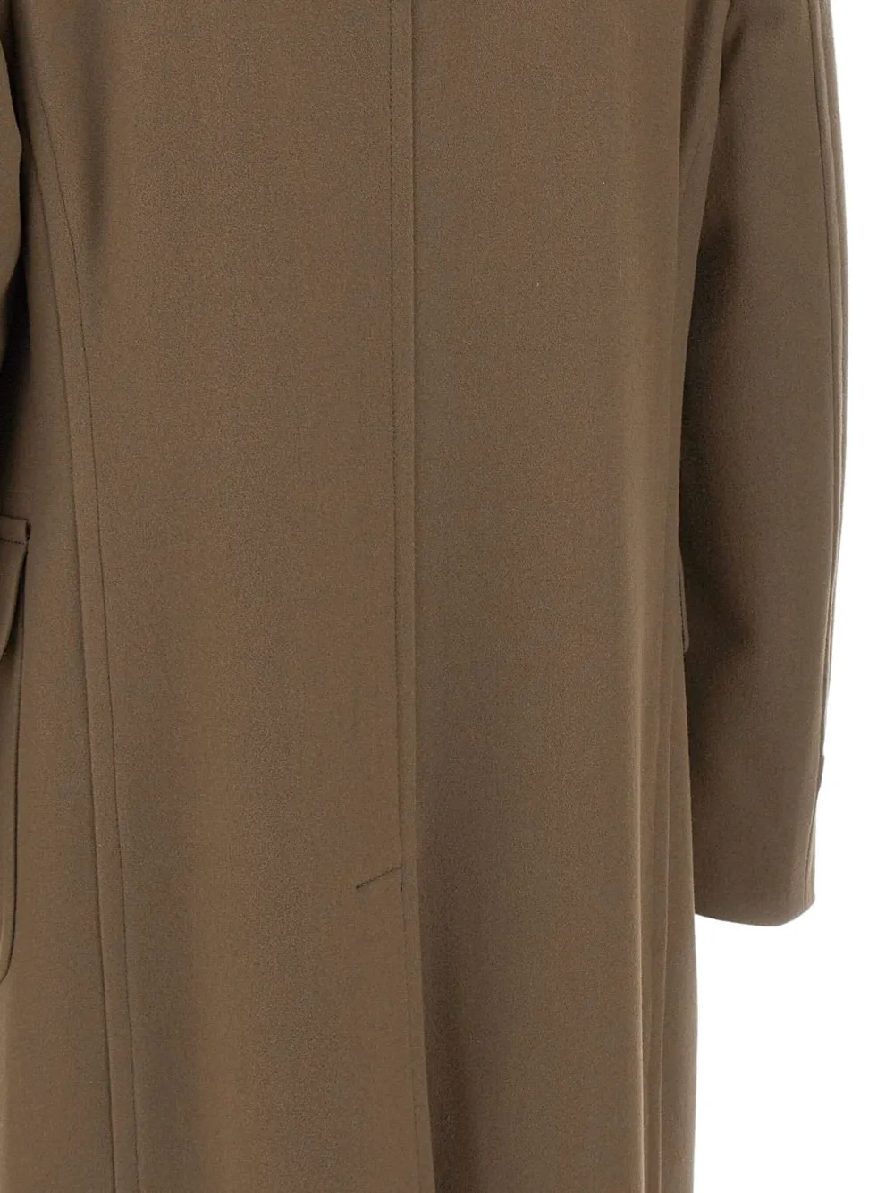 Tagliatore Sherry jas met dubbele rij knopen en puntige revers Bruin