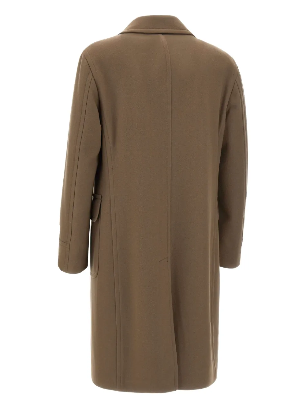 Tagliatore Sherry jas met dubbele rij knopen en puntige revers Bruin