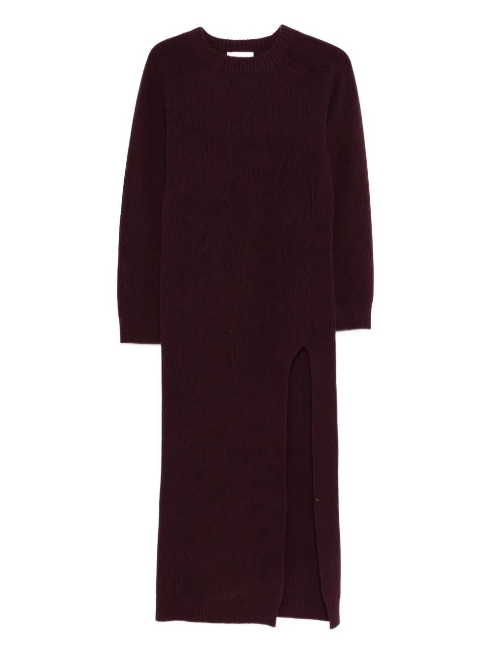 Laneus slit ribbed dress - Viola