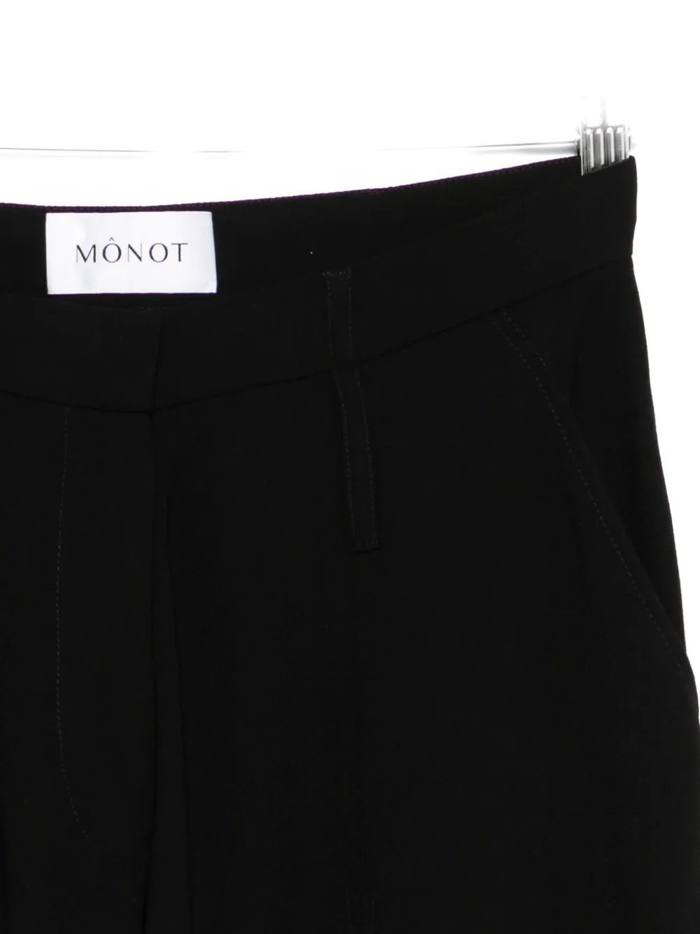 Monot Pleated Trousers In Black