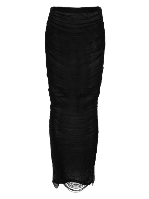 Mônot fringed maxi skirt